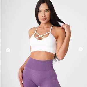NVGTN Oasis bra white size M. NWT